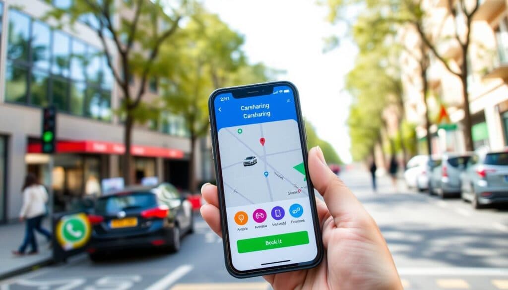Carsharing-Buchung