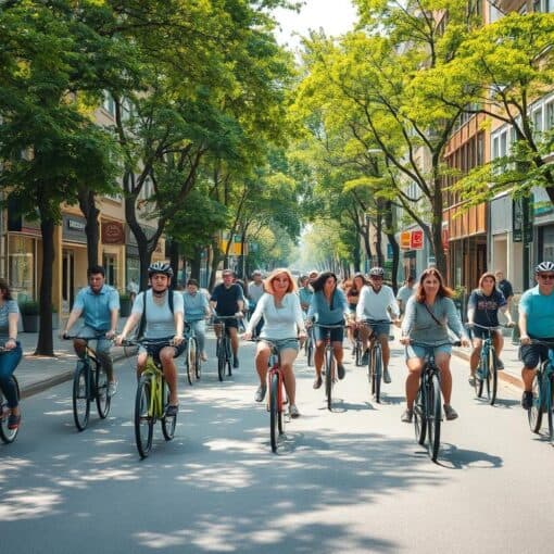 Fahrrad statt Auto für Singles