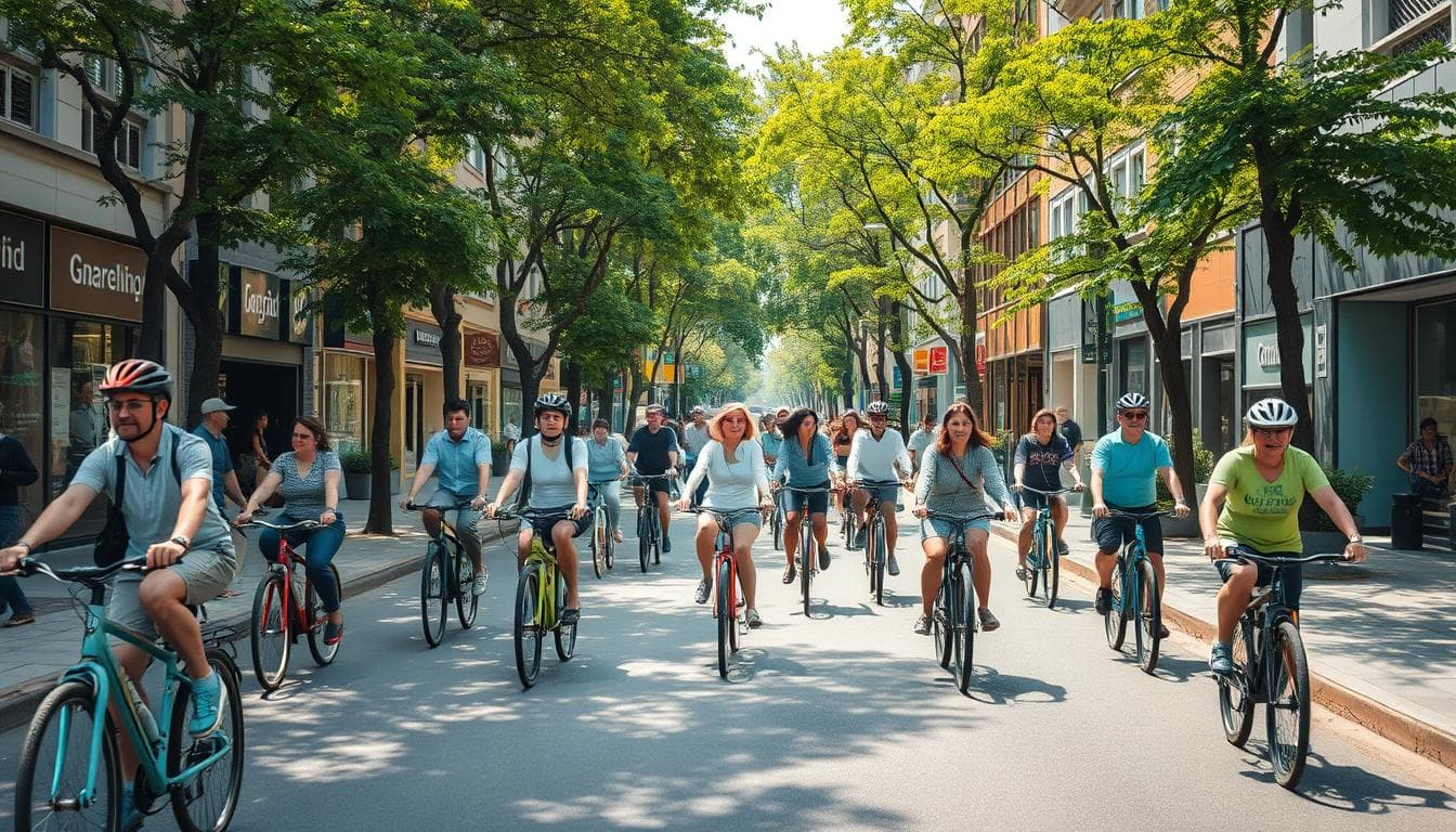 Fahrrad statt Auto für Singles