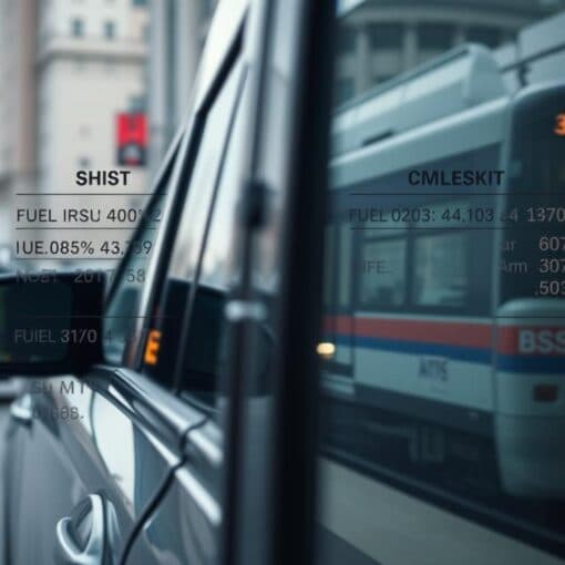 Kostenvergleich Auto vs. Öffentliche Verkehrsmittel
