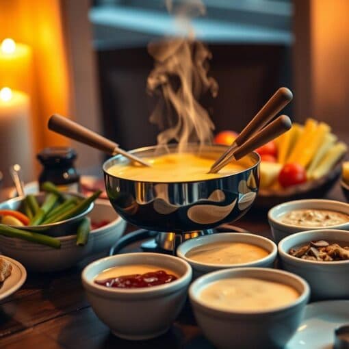 Leckeres Fondue