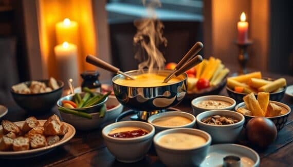 Leckeres Fondue