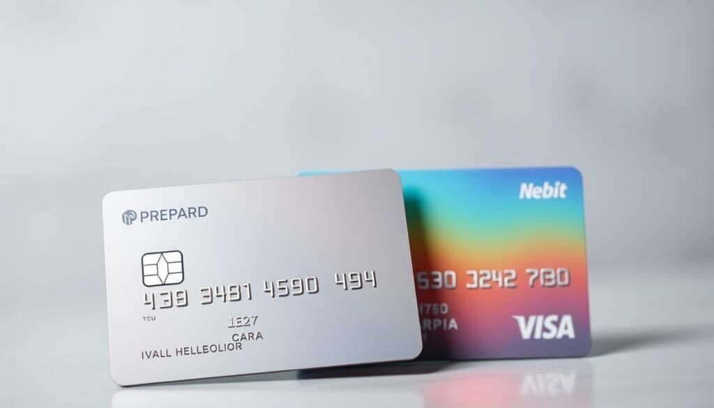 Prepaid Kreditkarte und Debitkarte