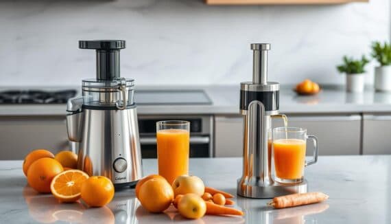 Saft-Zentrifuge oder Saftpresse