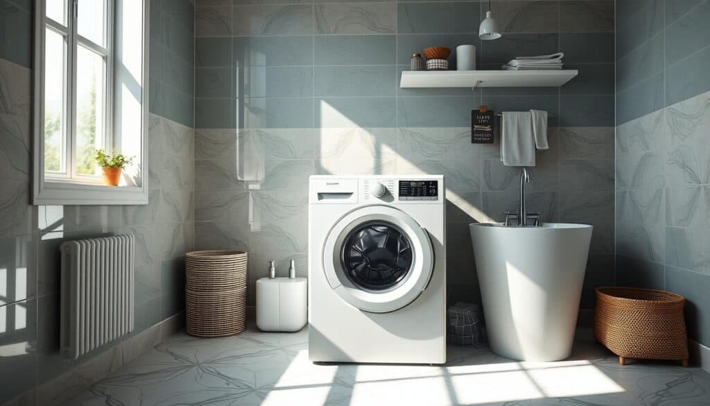 Waschmaschine mit Warmwasseranschluss