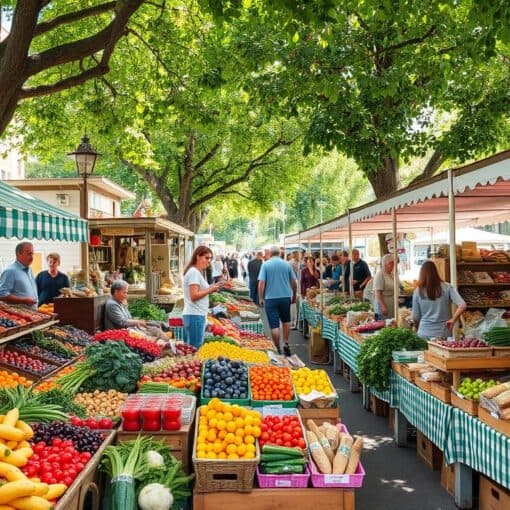 Wochenmarkt oder Supermarkt?