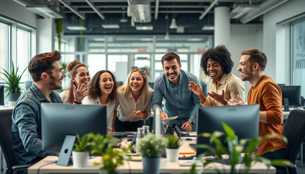 Büro-Team