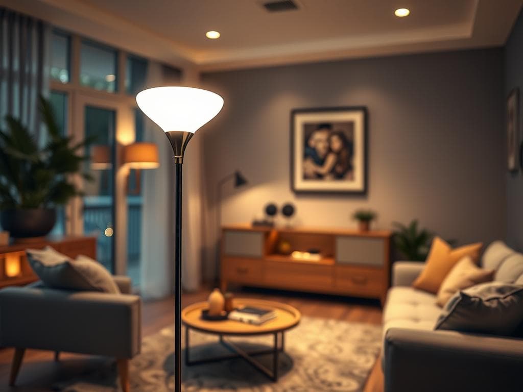 Stehlampe LED im Wohnzimmer Stehlampe LED im Wohnzimmer