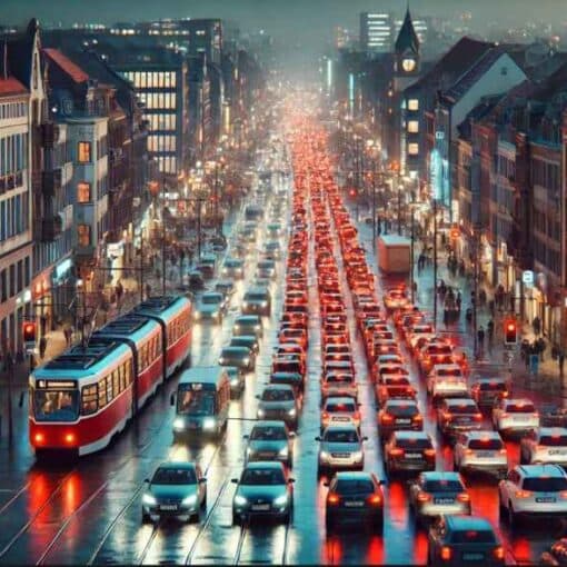 Lärm in der Großstadt