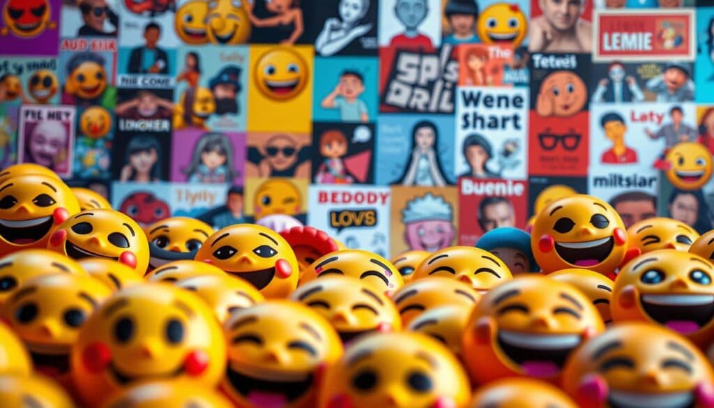 Emojis GIFs Memes Antwort Emojis GIFs Memes Antwort