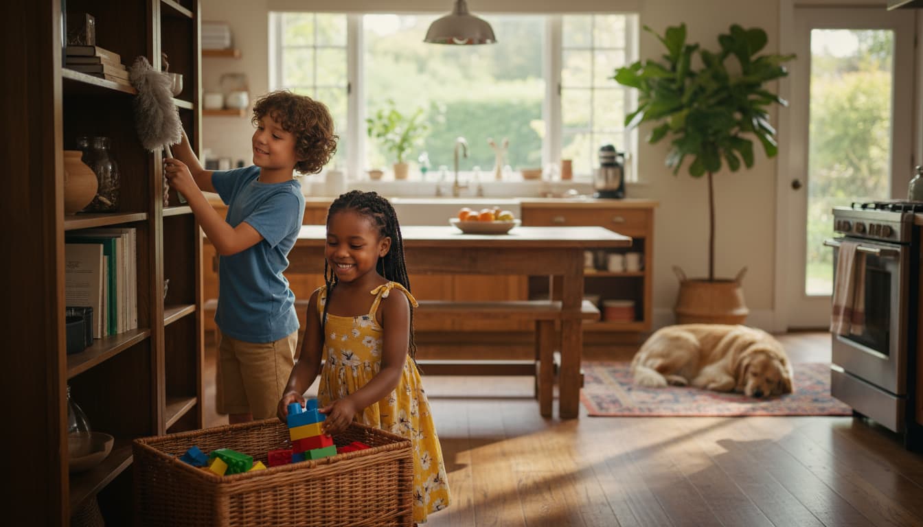 Müssen Kinder im Haushalt helfen