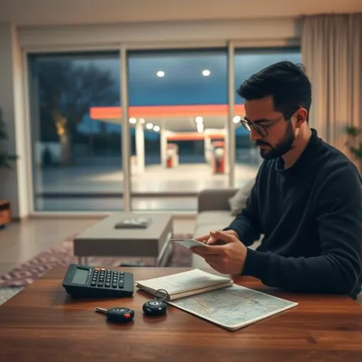 Benzinkosten im Singlehaushalt