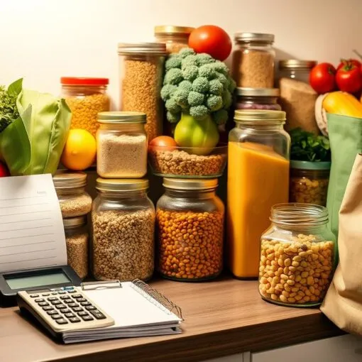 Budget für Lebensmittel im Singlehaushalt