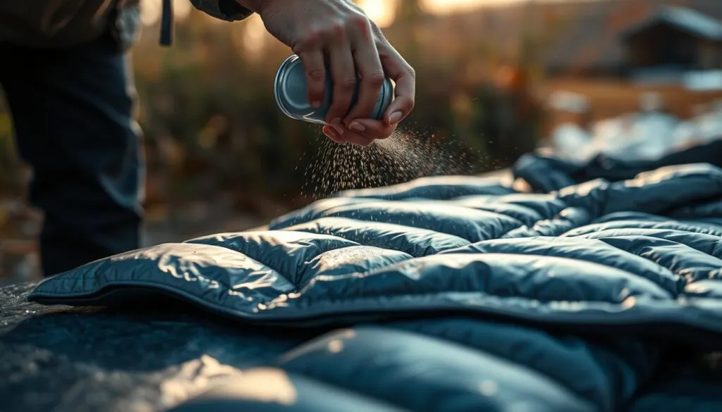 Daunenjacke imprägnieren