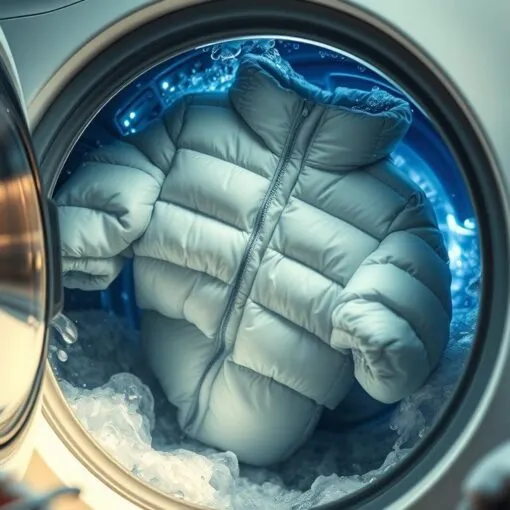 Daunenjacken selber waschen