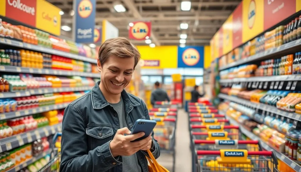 Einkauf mit Lidl Plus App