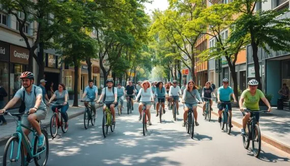 Fahrrad statt Auto für Singles