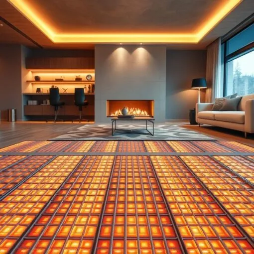 Fußbodenheizung Trockensystem