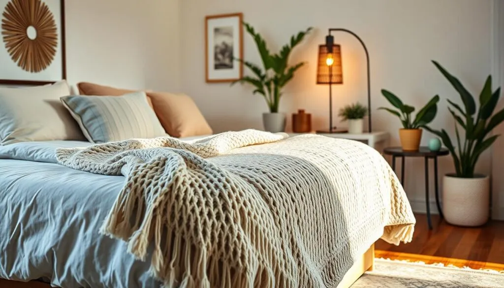 Gemütliche Schlafzimmer-Accessoires