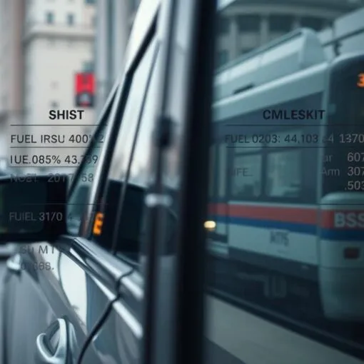 Kostenvergleich Auto vs. Öffentliche Verkehrsmittel