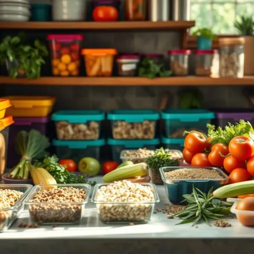 Meal-Prepping für Singlehaushalte
