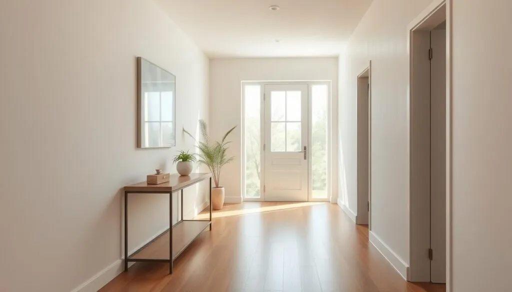 Minimalistischer Flur