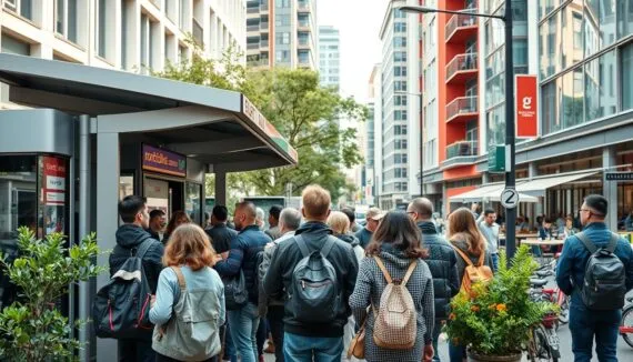 Öffentliche Verkehrsmittel für Alleinstehende