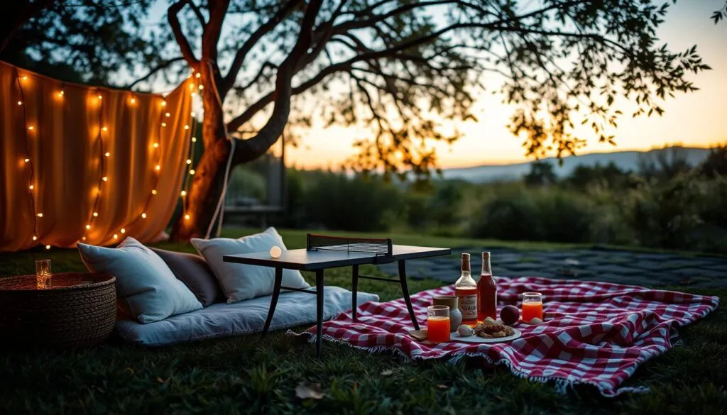 Romantisches Tischtennis-Date Romantisches Tischtennis-Date