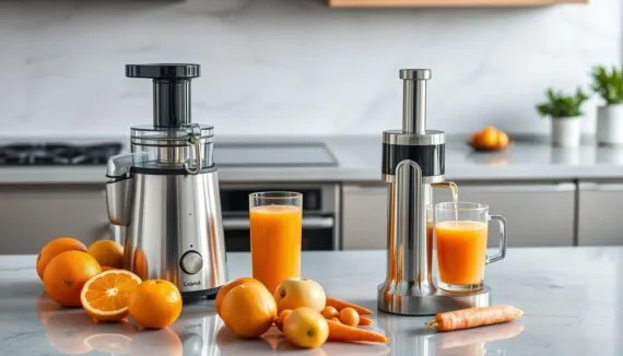 Saft-Zentrifuge oder Saftpresse