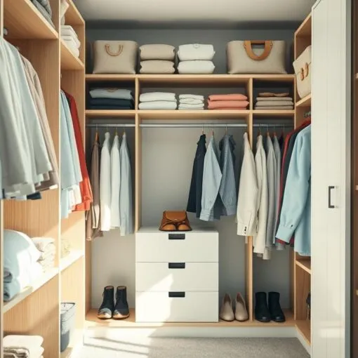 Unordnung aus dem Kleiderschrank verbannen