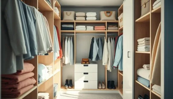 Unordnung aus dem Kleiderschrank verbannen