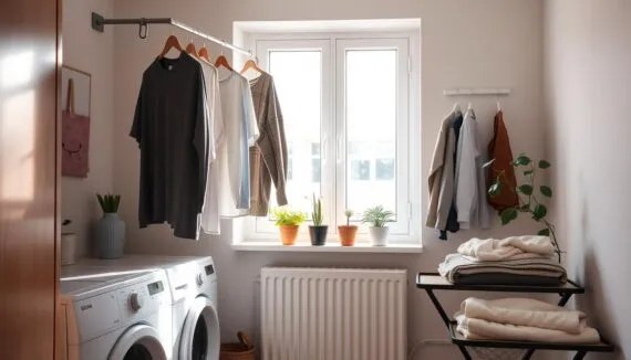Wäsche trocknen im Singlehaushalt