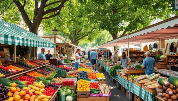 Wochenmarkt oder Supermarkt?