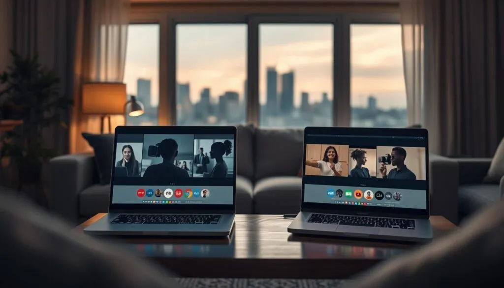 Video-Dating und virtuelle Treffen