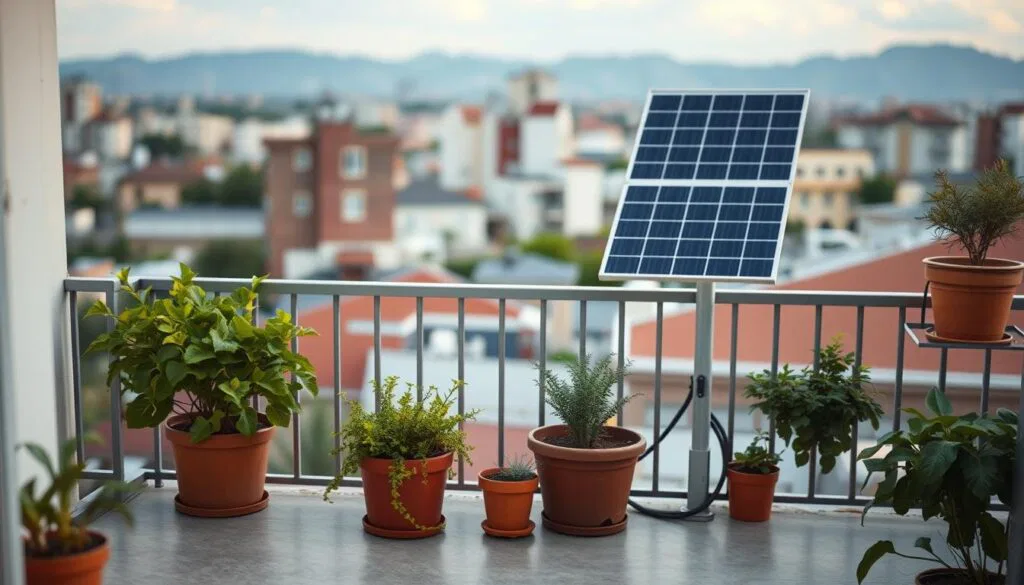Balkon-Energielösung Platzierung