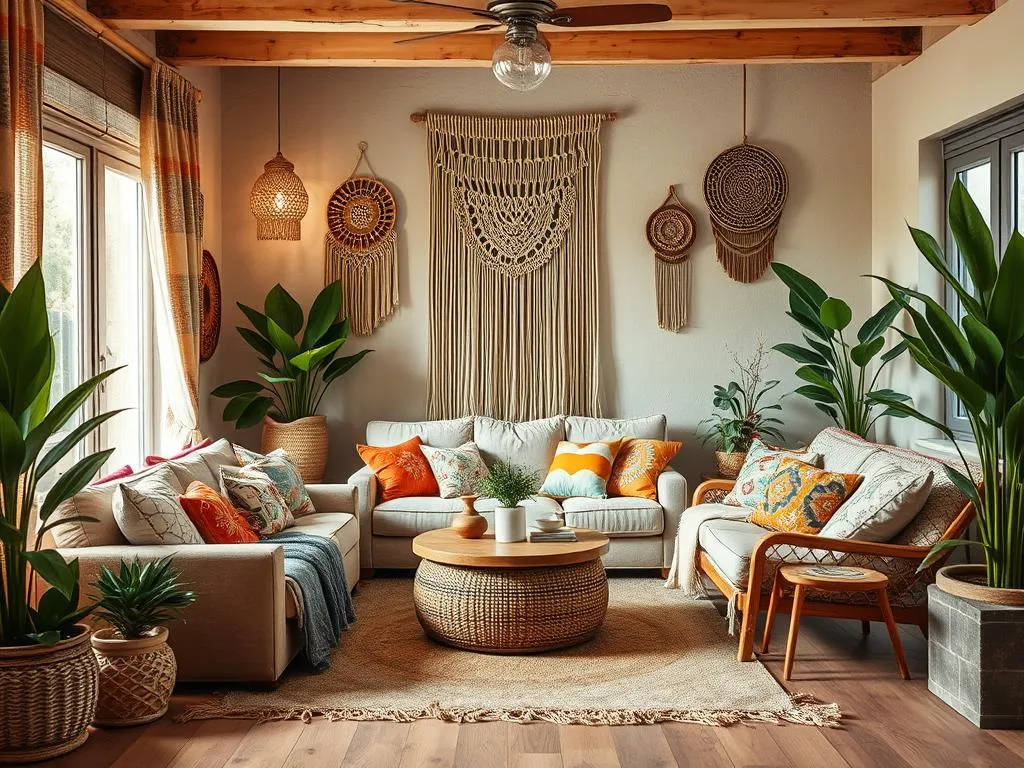 Boho-Style Wohnzimmer Boho-Style Wohnzimmer