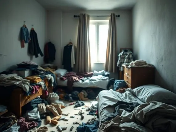 nicht aufräumen können Depression