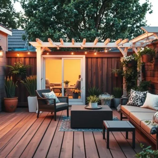 Terrasse gestalten mit wenig Geld