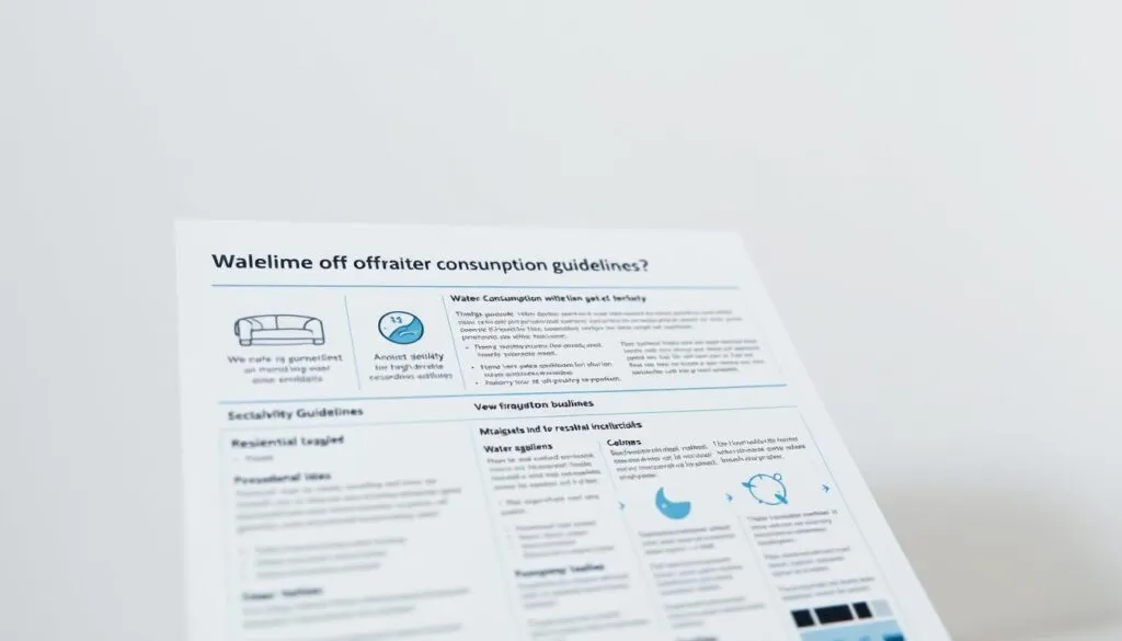 Wasserverbrauchsrichtlinien Deutschland