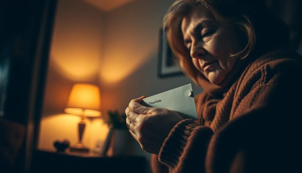 Trauerkarte Übergabe Zeitpunkt