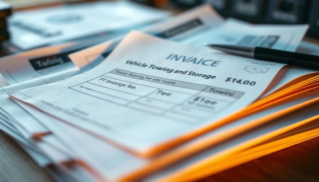 Abschleppdienst Rechnungen Nebenkosten