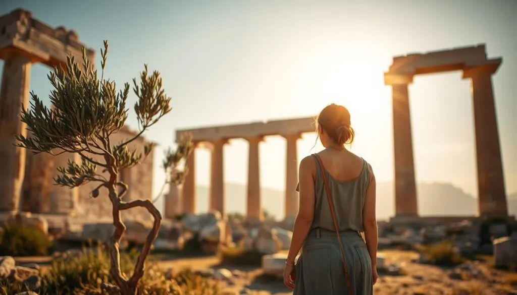 Alleinreisende in Griechenland