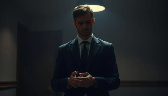 Körpersprache Mann unsicherheit