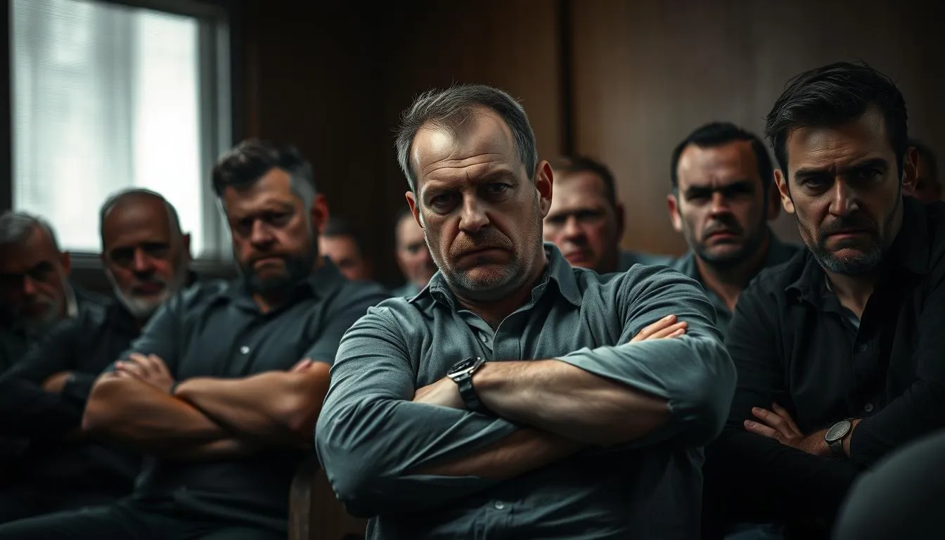 gekränkte Männer verhalten