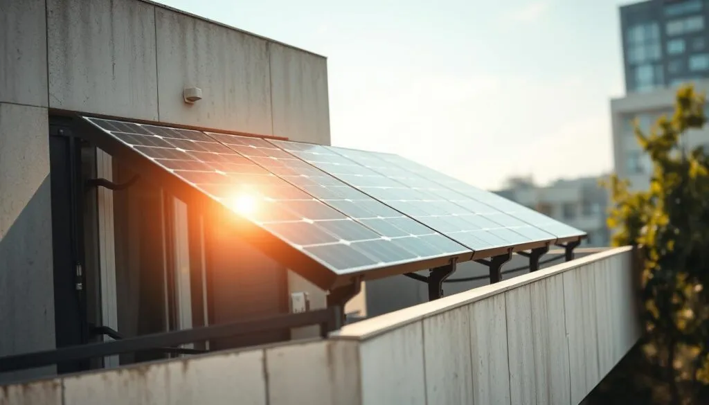 Installation Balkonkraftwerk