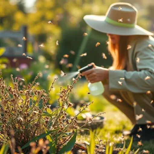 Plötzlich viele Fliegen im Garten