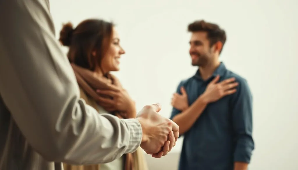 Unterschiede zwischen freundschaftlichen und romantischen Gesten