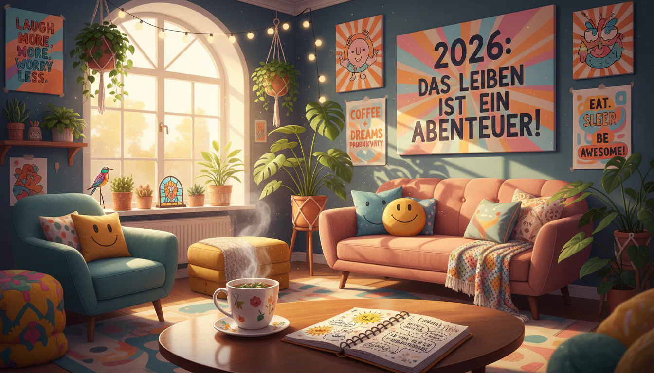 Lustiges Lebensmotto