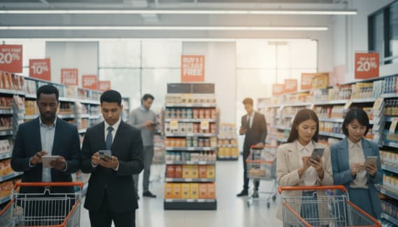 Geld sparen beim Einkaufen
