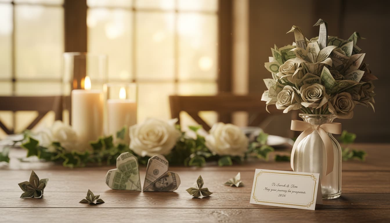 Geld falten Hochzeit